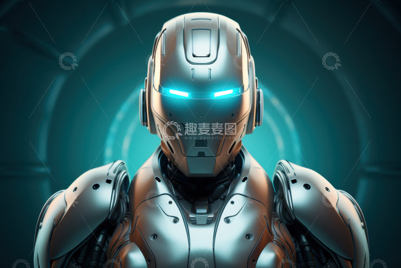 高清大图下载【趣麦麦图】现代科技机器人