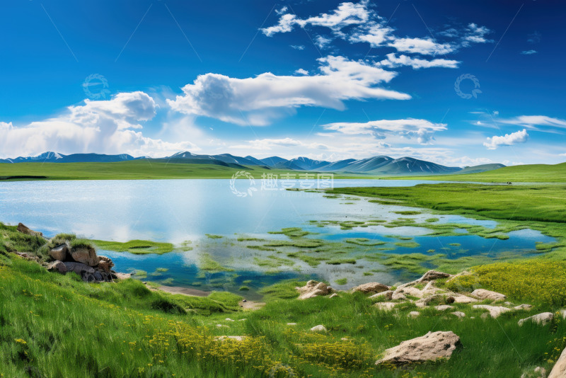 高清大图下载【趣麦麦图】沼泽草坪绿地风景