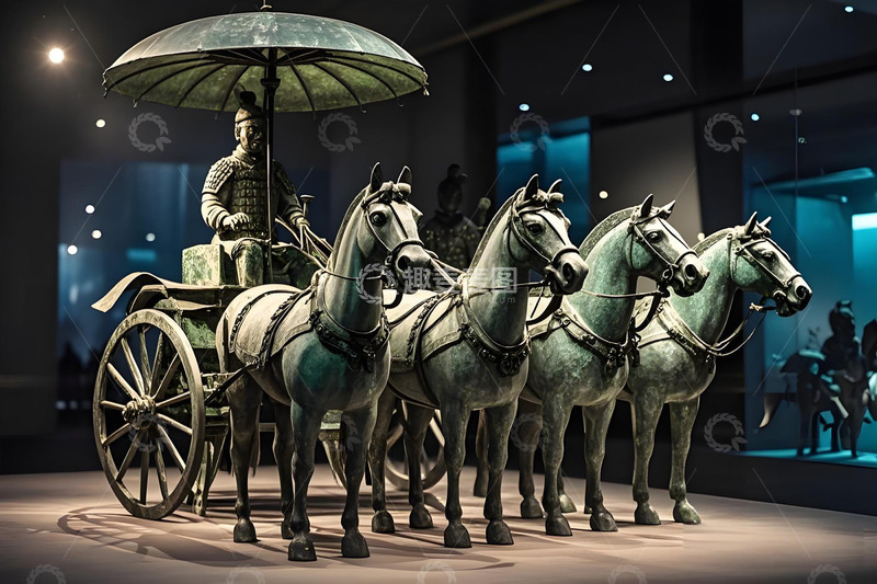 高清大图下载【趣麦麦图】陕西文化秦朝兵马俑摄影图