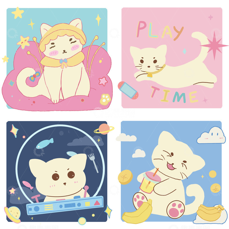 源文件下载【趣麦麦图】猫咪的日常生活