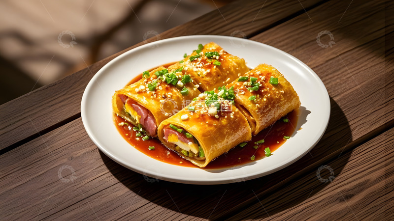 高清大图下载【趣麦麦图】香辣烤冷面美食小吃