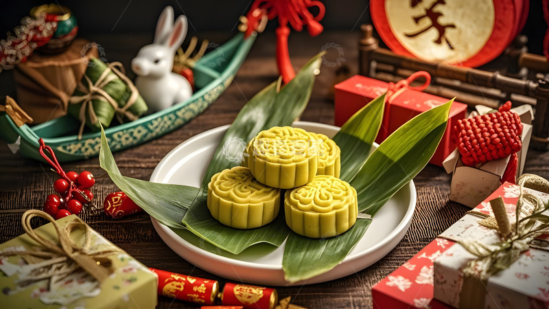 高清大图下载【趣麦麦图】传统风味的精美糕点