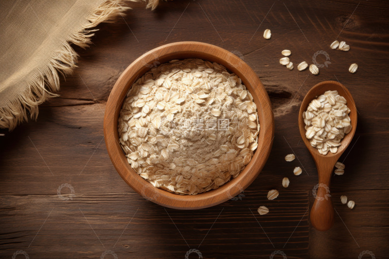 高清大图下载【趣麦麦图】一碗燕麦食物