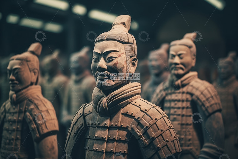 高清大图下载【趣麦麦图】兵马俑雕塑摄影