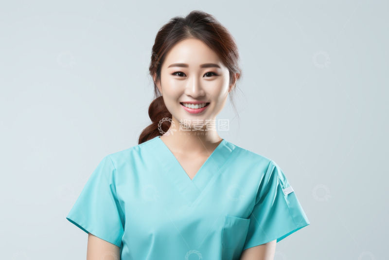 高清大图下载【趣麦麦图】可爱的一位护士