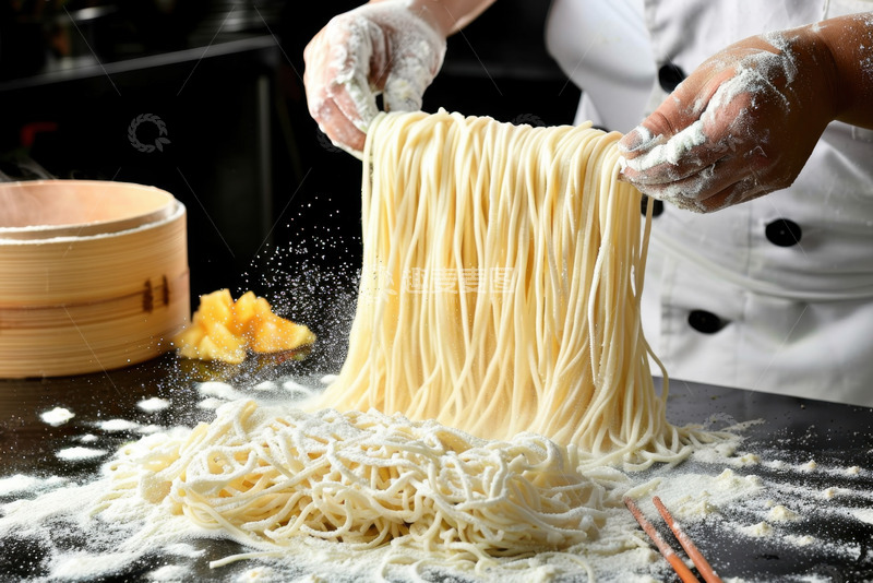 高清大图下载【趣麦麦图】拉面的师傅摄影