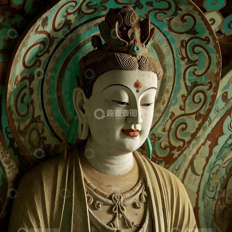 高清大图下载【趣麦麦图】游玩敦煌莫高窟