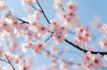 春季桃花风景摄影图