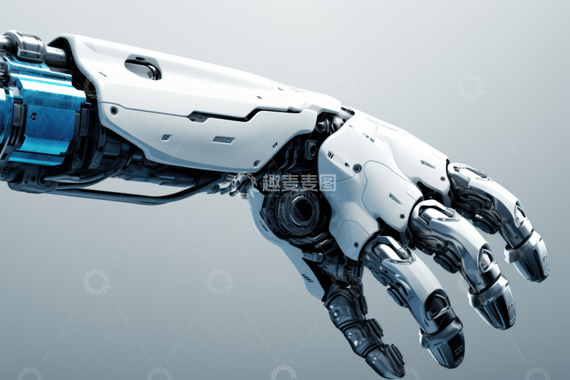 高清大图下载【趣麦麦图】机器人的机械手臂