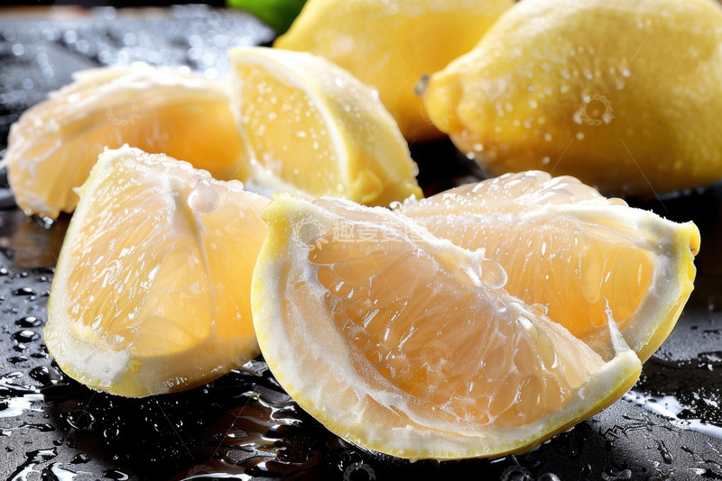 高清大图下载【趣麦麦图】剥开的新鲜柚子