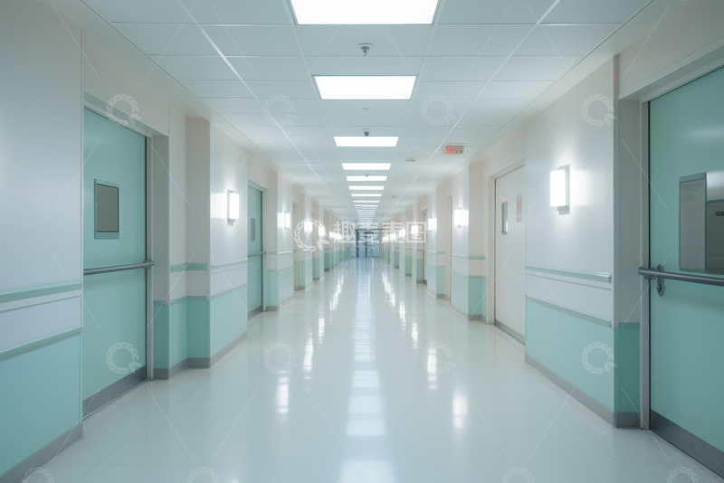 高清大图下载【趣麦麦图】医院内干净的走廊