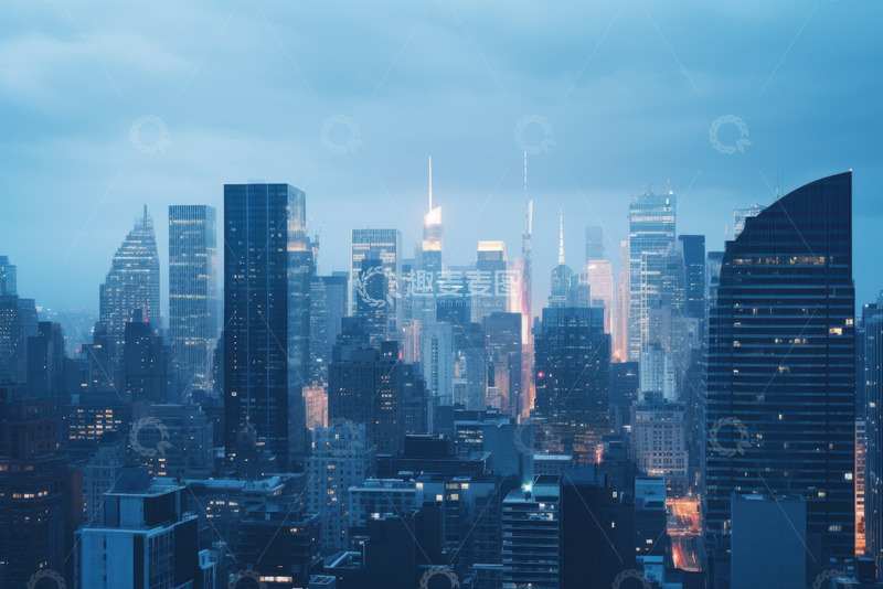 高清大图下载【趣麦麦图】城市高楼大厦