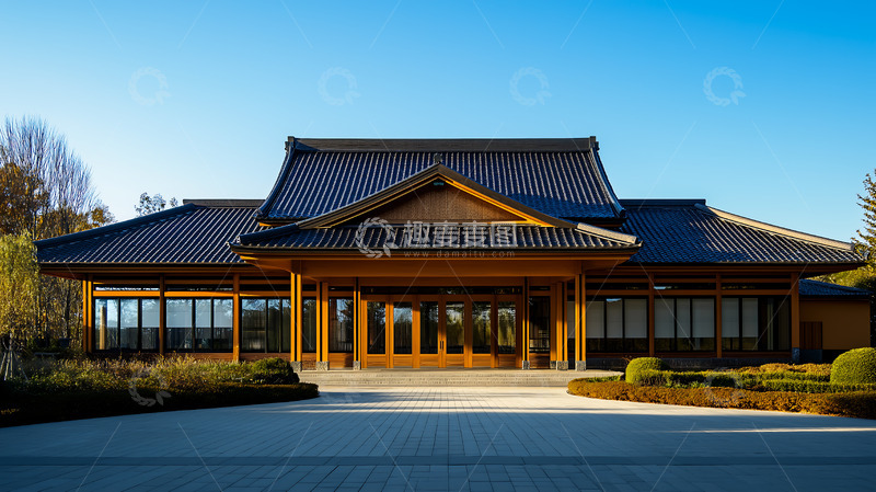 高清大图下载【趣麦麦图】日式建筑榫卯工艺传统建筑