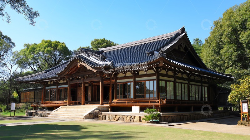 高清大图下载【趣麦麦图】古典榫卯工艺传统建筑