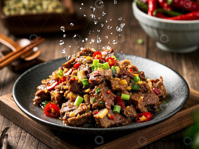 高清大图下载【趣麦麦图】湘菜名菜永州血鸭2