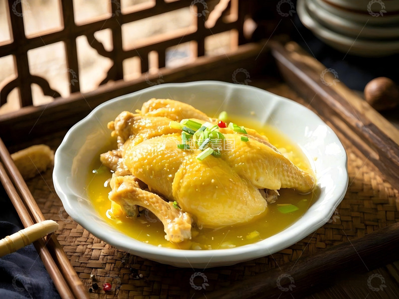 高清大图下载【趣麦麦图】湘菜名菜东安鸡