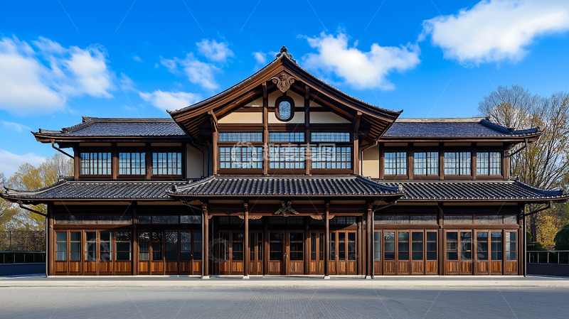 高清大图下载【趣麦麦图】日式建筑榫卯工艺古典