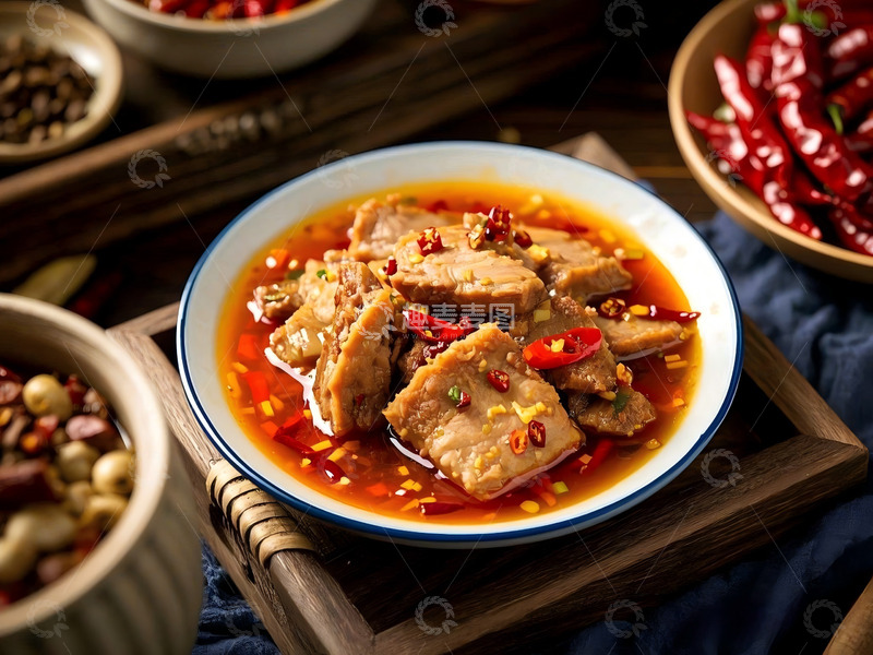 高清大图下载【趣麦麦图】湘菜名菜吉首酸肉