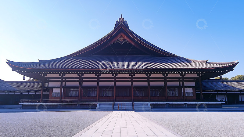 高清大图下载【趣麦麦图】日式建筑木结构传统建筑