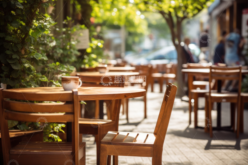 高清大图下载【趣麦麦图】户外的咖啡桌
