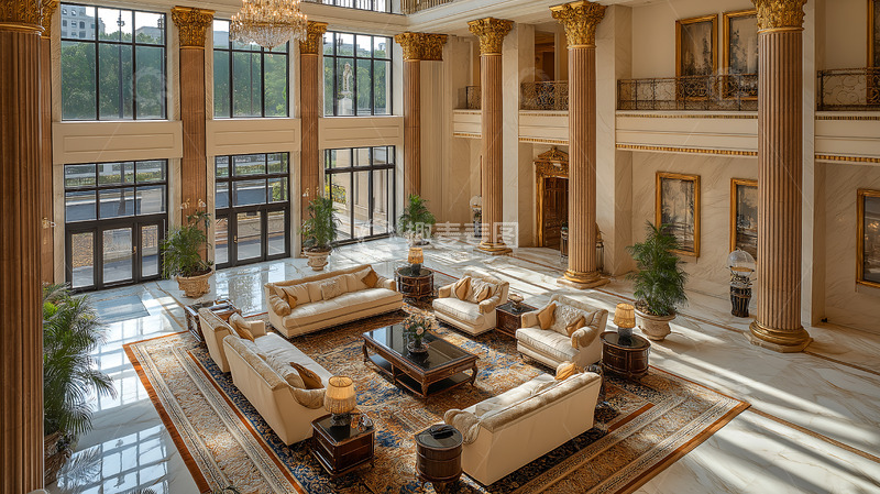 高清大图下载【趣麦麦图】欧式建筑古典豪华