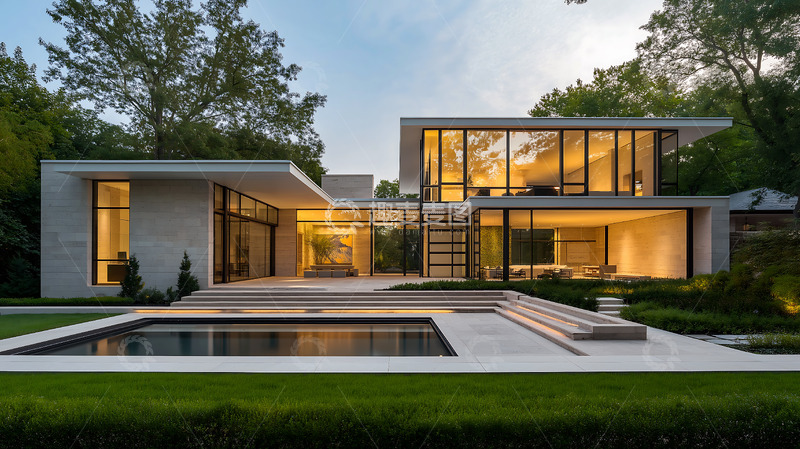 高清大图下载【趣麦麦图】现代建筑住宅房子