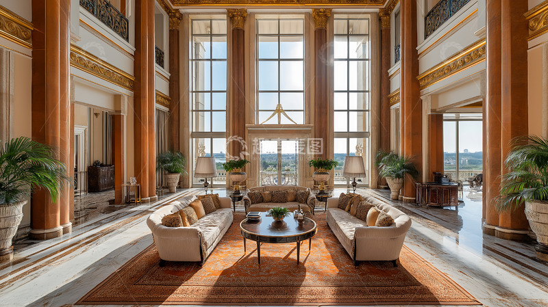 高清大图下载【趣麦麦图】室内古典欧式建筑