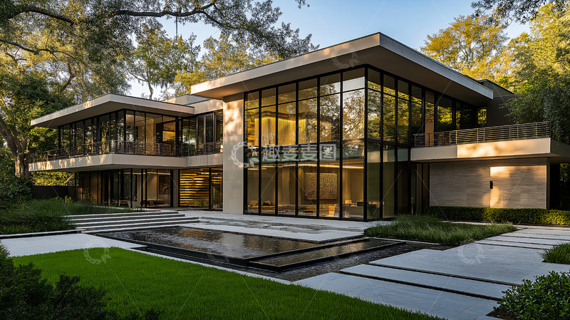 高清大图下载【趣麦麦图】住宅现代建筑房子