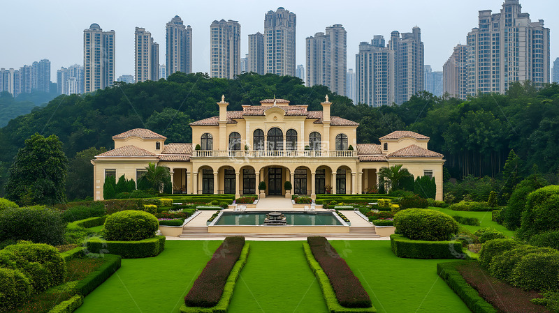 高清大图下载【趣麦麦图】罗马柱奢华古典建筑