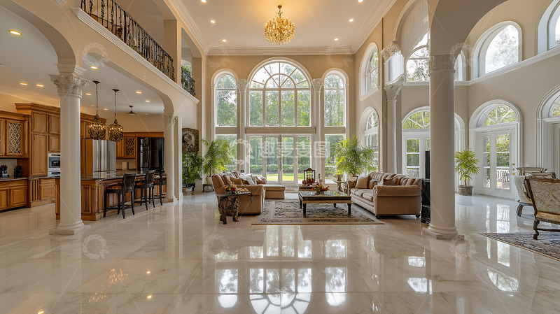 高清大图下载【趣麦麦图】欧式建筑豪华室内