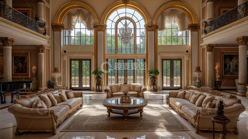 高清大图下载【趣麦麦图】室内豪华古典