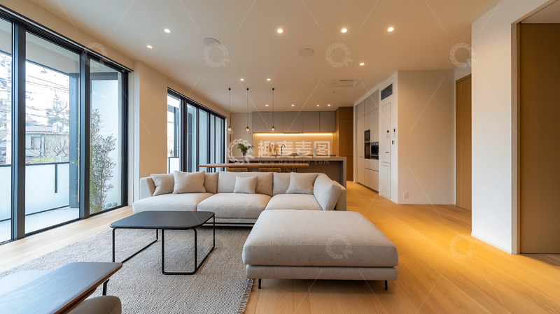 高清大图下载【趣麦麦图】现代住宅简约室内设计
