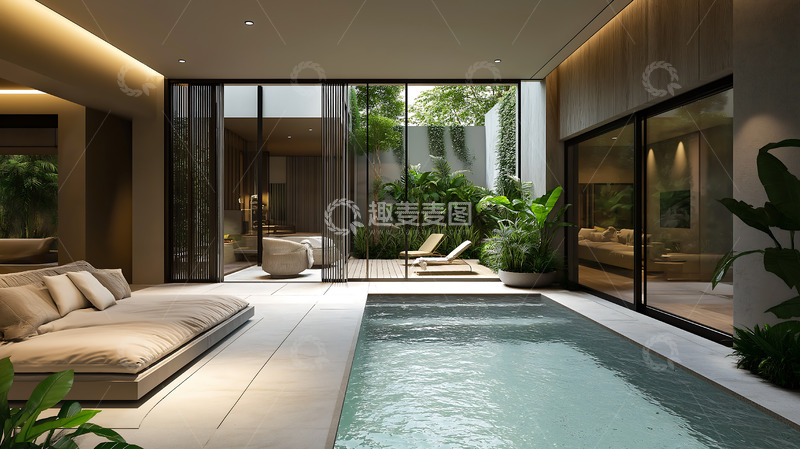 高清大图下载【趣麦麦图】现代住宅室内设计简约