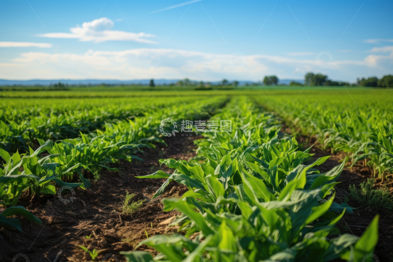 高清大图下载【趣麦麦图】蔬菜种植特写摄影