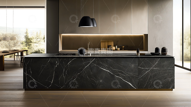 高清大图下载【趣麦麦图】厨房简约现代