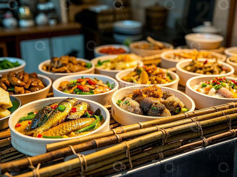 高清大图下载【趣麦麦图】湘菜名菜浏阳蒸菜宴