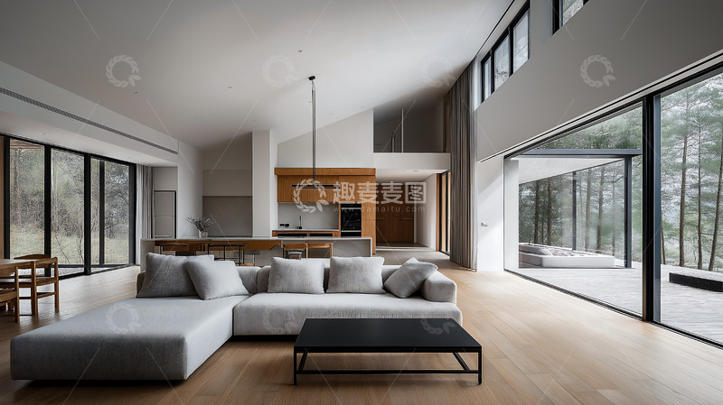 高清大图下载【趣麦麦图】简约现代住宅室内设计