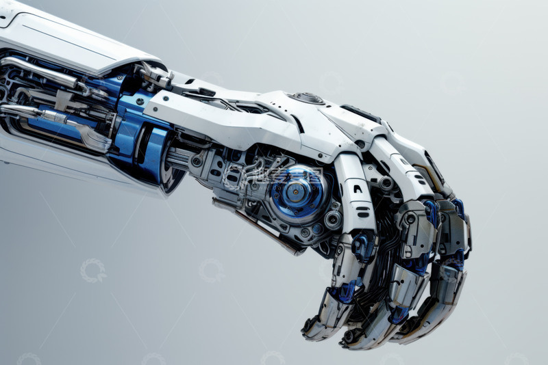 高清大图下载【趣麦麦图】一只机械手臂特写