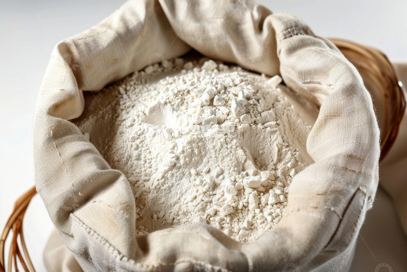 高清大图下载【趣麦麦图】一袋子白面粉特写
