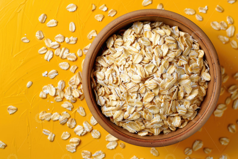 高清大图下载【趣麦麦图】一碗燕麦片美食