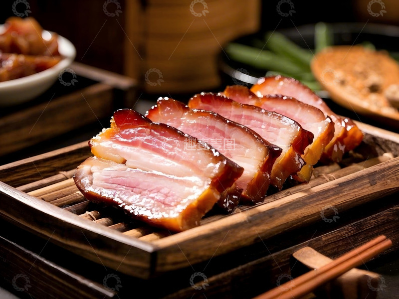 高清大图下载【趣麦麦图】川菜名菜青城山老腊肉
