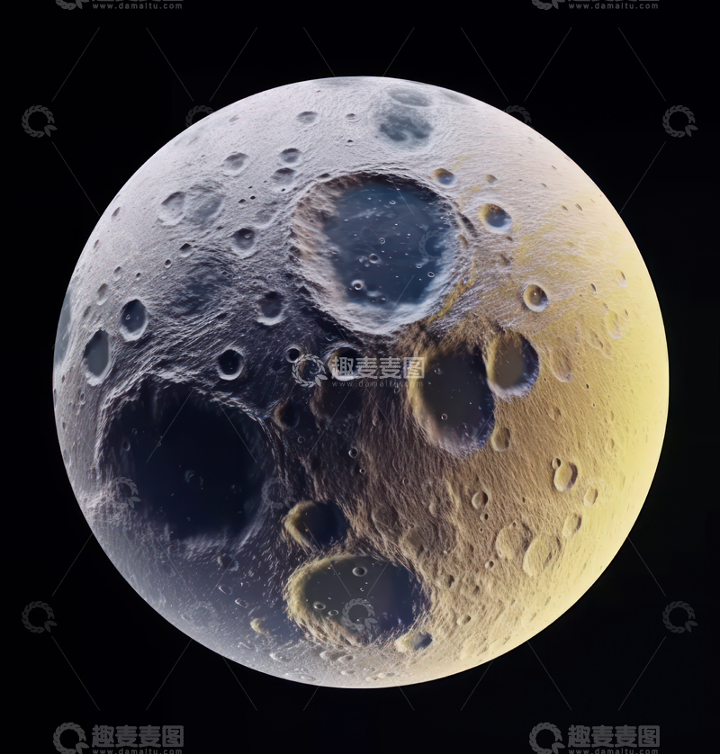 高清大图下载【趣麦麦图】高清月球素材照片