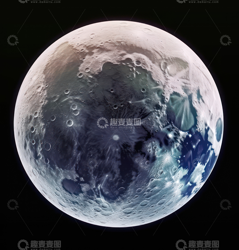 高清大图下载【趣麦麦图】月球高清贴图
