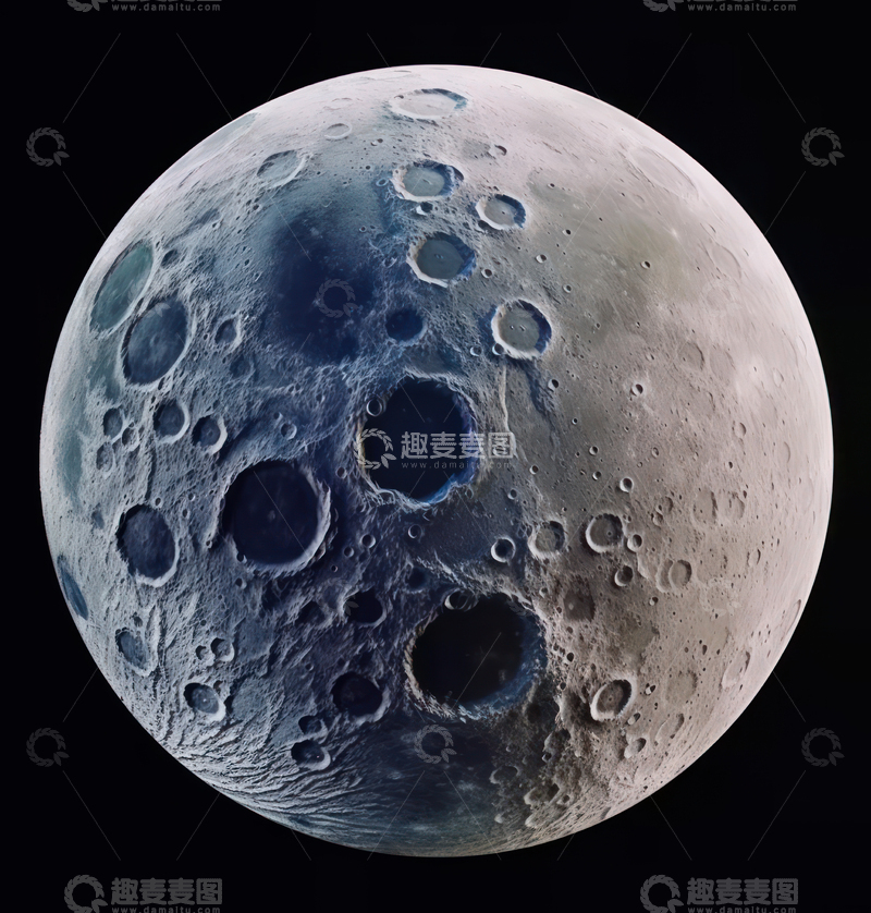 高清大图下载【趣麦麦图】月球表面图片