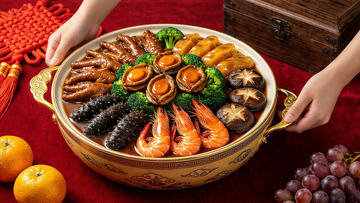 丰盛佳肴盛宴美食摄影