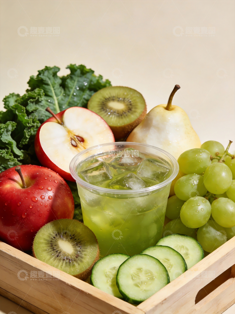 源文件下载【趣麦麦图】超级食物饮品8