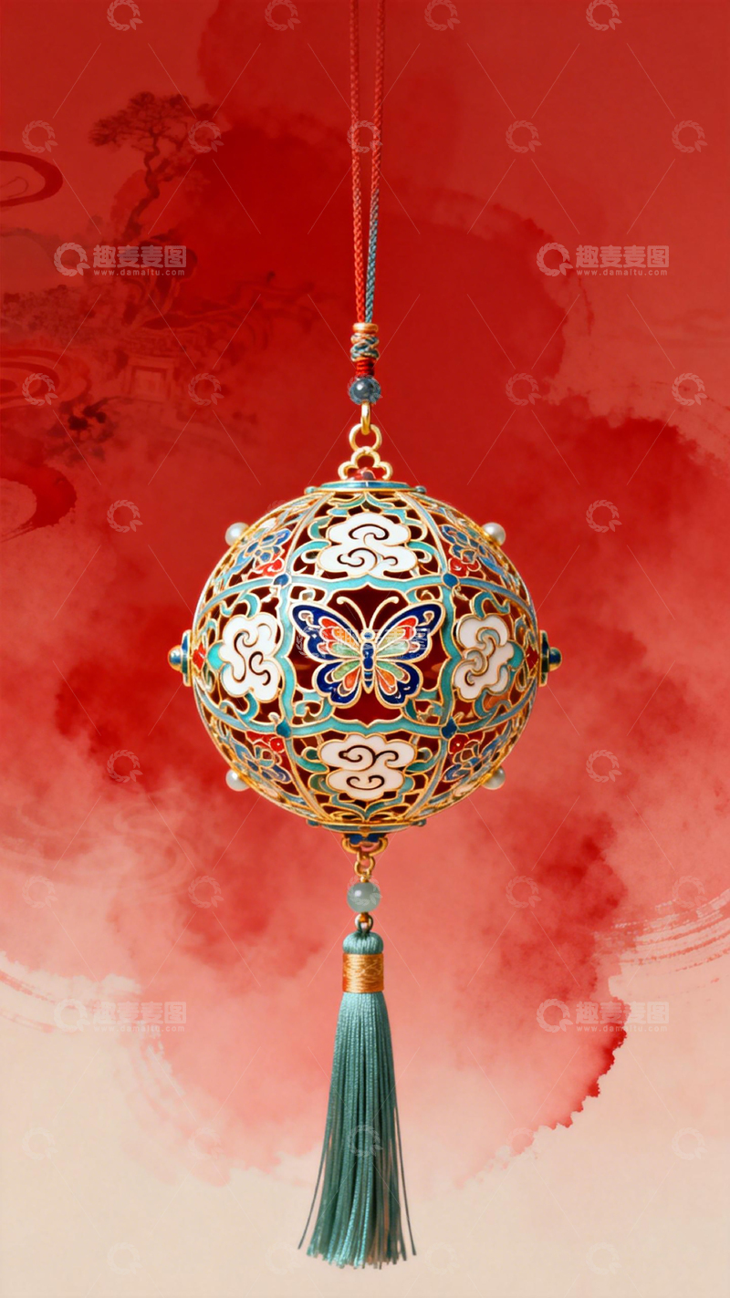 高清大图下载【趣麦麦图】传统中国风情挂饰