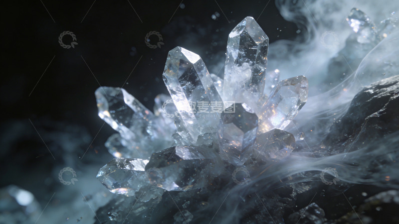 高清大图下载【趣麦麦图】神秘水晶森林景观摄影