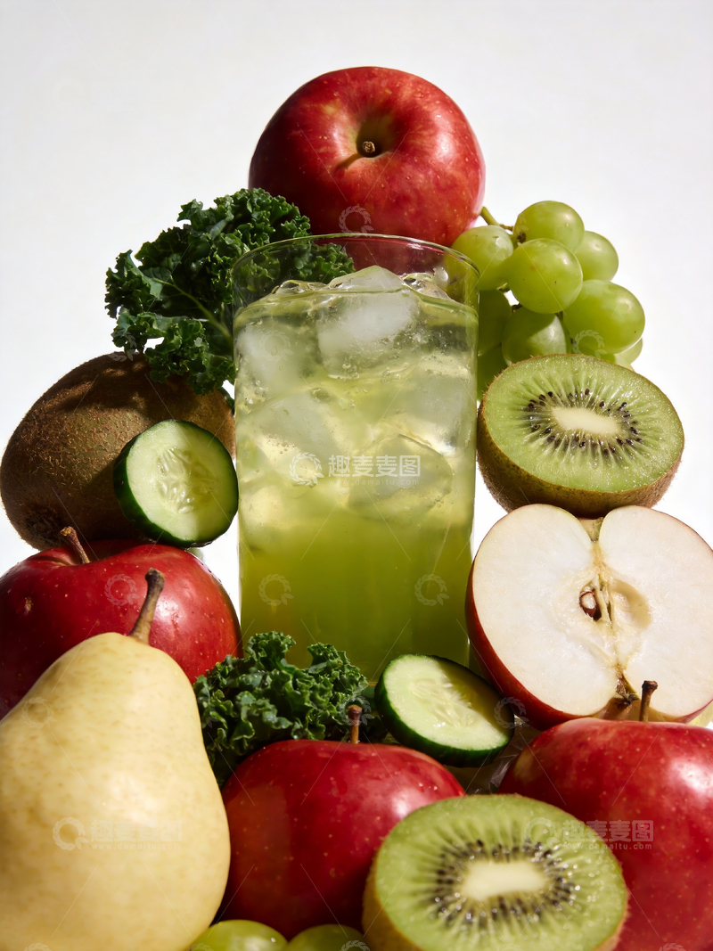 源文件下载【趣麦麦图】超级食物饮品7
