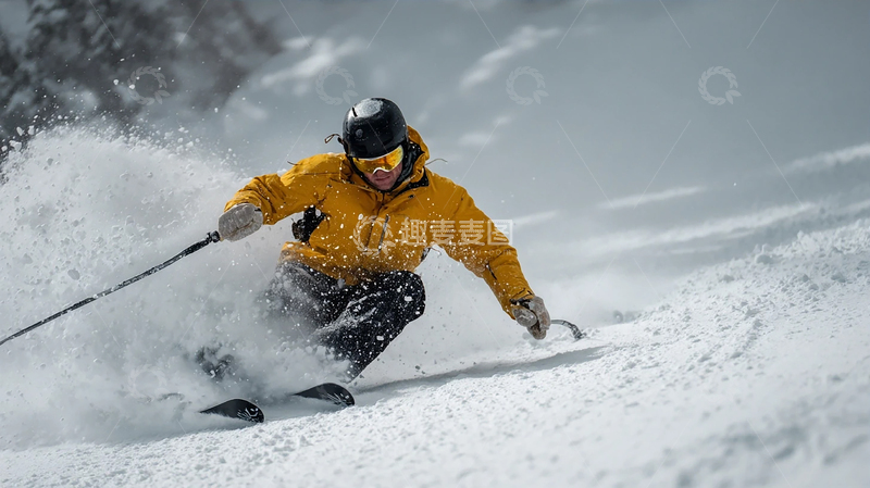 高清大图下载【趣麦麦图】金色骏马奔驰荒野